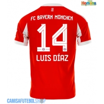 Camisa de time de futebol Bayern Munich Luis Diaz #14 Replicas 1º Equipamento 2025-26 Manga Curta